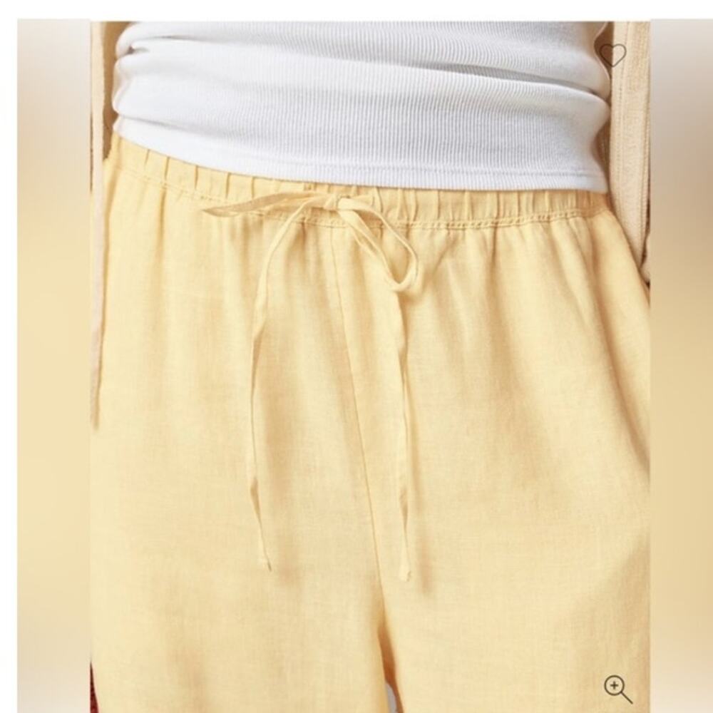 NWT J. Crew Soleil Pant In Linen Yellow XS - Picture 4 of 11